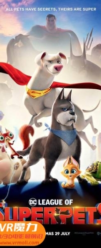 【DC萌宠特遣队 3D DC League of Super-Pets 3D】3D左右电影下载_国英双语_4K_高清蓝光压制_网盘