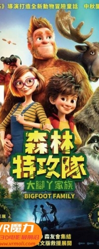 【森林特攻队 大脚丫家族 3D Bigfoot Family 3D】3D左右电影下载_国英双语_1080P_高清蓝光压制_网盘